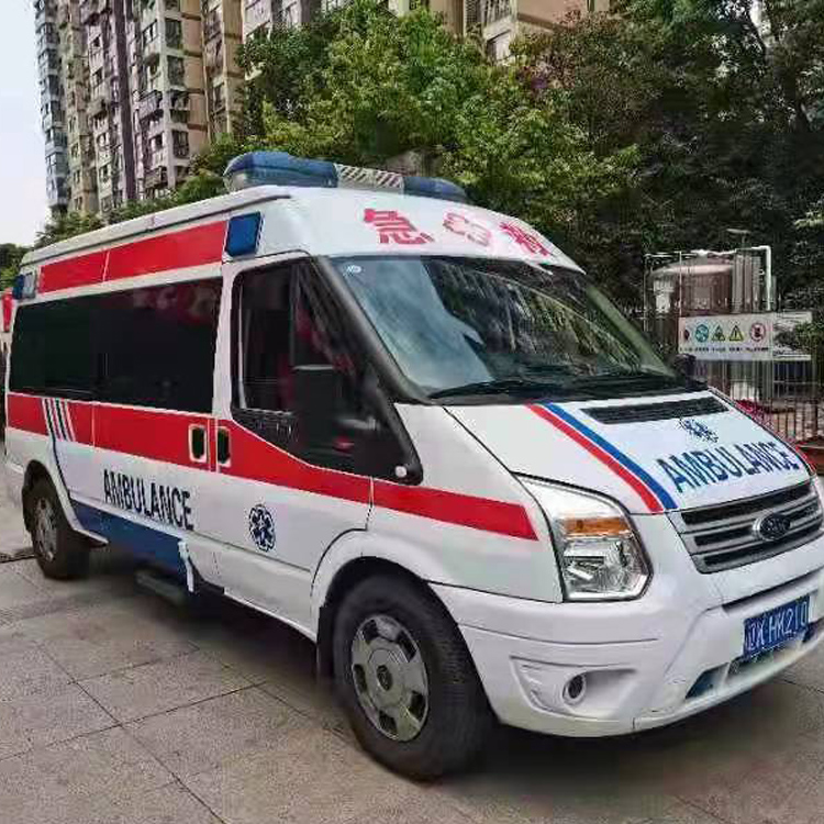 海东长途救护车护送病人返乡